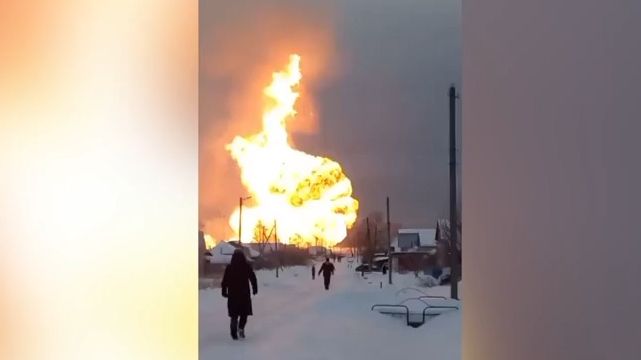Video: V Rusku explodoval plynovod, kterým proudí plyn ze Sibiře do Evropy